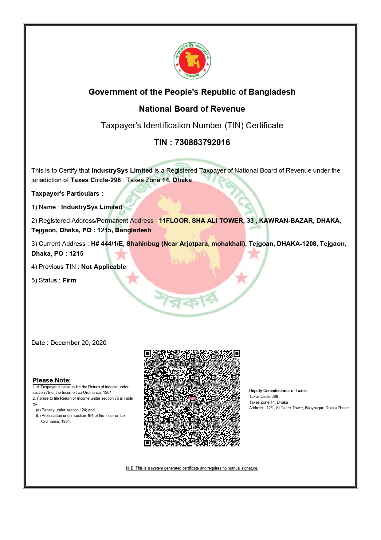 Company Certificate 08